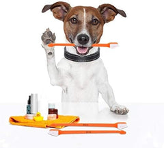 Double Headed Pet Dog Toothbrush for Small Dogs