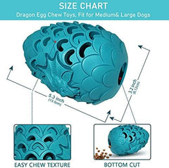 Dragon Egg Dog Chew Toys for Aggressive Chewers