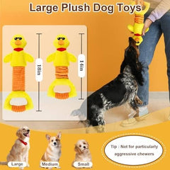 Duck Shaped Plush Dog Toys for Boredom
