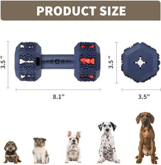 Dumbbell Indestructible Dog Teething Chew Toys