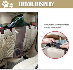 Durable Dog Car Barrier with Full View Mesh Panel and Adjustable Straps