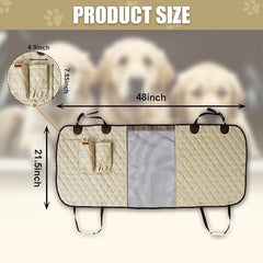 Durable Dog Car Barrier with Full View Mesh Panel and Adjustable Straps