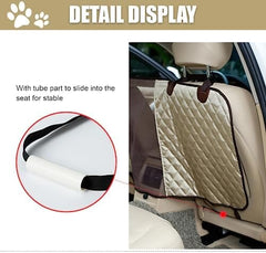 Durable Dog Car Barrier with Full View Mesh Panel and Adjustable Straps