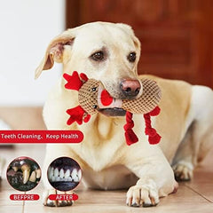 Durable Interactive Pet Toy for Aggressive Chewers with Crinkle Paper