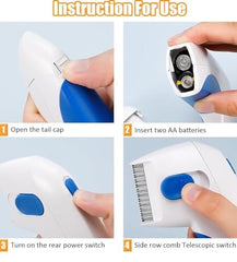 Electric Pet Grooming Comb