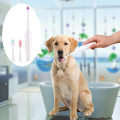 Electric Pet Toothbrush with Additional Brush Heads