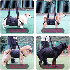 Emergency Backpack Pet Legs Support & Rehabilitation Dog Lift Harness for Large Dogs