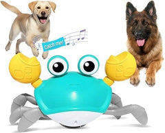 Escaping Crab Dog Toy with Obstacle Avoidance Sensor