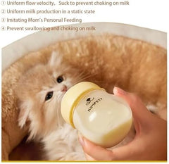 Feeding Bottle with Nipples for Newborn Kittens