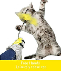 Feet Tied Cat Feather Toy
