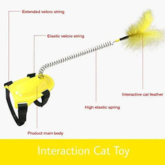 Feet Tied Cat Feather Toy