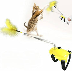 Feet Tied Cat Feather Toy