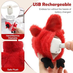 Flapping Bird Cat Toy with Lifelike Bird Chirp
