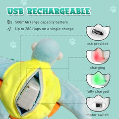 Flapping Fins Cute Turtle Interactive Catnip Toy