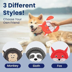 Fox Flying Disc Dog Toys Tug-of-War Toy