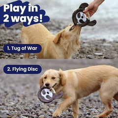 Fox Flying Disc Dog Toys Tug-of-War Toy