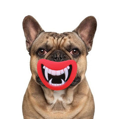 Funny Devil's Lip Squeaky Dog Toy