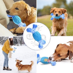 Indestructible Bones Toy for Super Chewers Long Lasting Teeth Cleaning & Milk Flavored