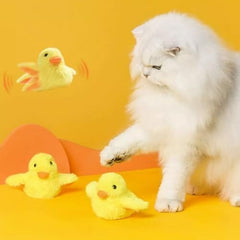 Interactive Cat Exercise Toys with Lifelike Quacking Sound
