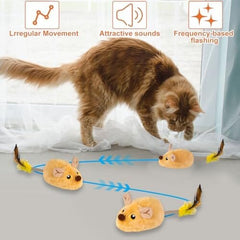Interactive Cat Toy Mouse Moving Toys for Indoor Cats