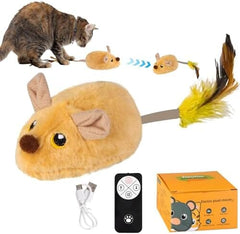 Interactive Cat Toy Mouse Moving Toys for Indoor Cats