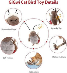 Interactive Cat Toys Electronic Motion Activated Bug Sound