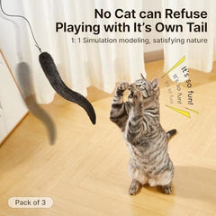 Interactive Indoor Kitten Kicker for Kitty Exercise 9.8 Inches