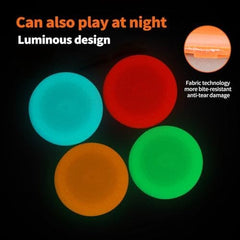 Interactive Rubber Flyer Dog Toys, Put Cloth in Middle for Durability