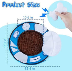 Interactive Snuffle Mat for Dogs Encourages Natural Foraging Skills