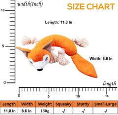 Interactive Stuffed Fox Dog Pet Toys