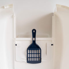 Jumbo Hooded Corner Litter Box with Scoop