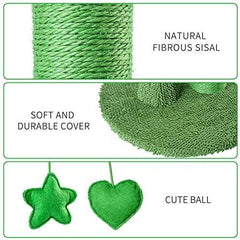 Kitty Sisal Scratch with Teaser Ball
