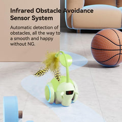 LED Lights Interactive Remote Control Dog Toy