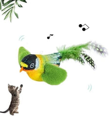 Lifelike Sparrow Interactive Sound Simulation Sparrow Feathers Hanging by Elastic String