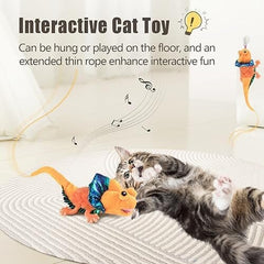 Lizard Kitten Toy with Catnip for Indoor Cats Kicker