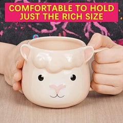 Llama Coffee Mug 14 oz Ceramic Novelty Coffee Mug