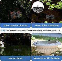 Lucky Clover Solar Water Pump for Pond