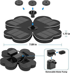 Lucky Clover Solar Water Pump for Pond