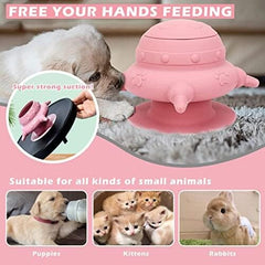 Milk Feeder Bowl with 4 Teats for Nursing Puppies