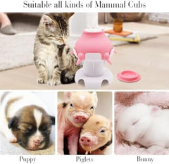 Milk Feeding Station with Adjustable Height