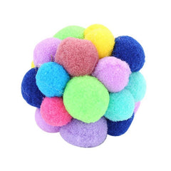 Multi-Color Handmade Bouncy Ball Interactive Cat Toy