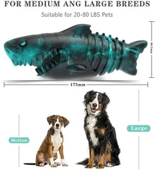 Natural Rubber Durable Toy with Unique Shark Design