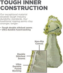 Outward Hound Thunda Tugga Cow Plush & Squeaky Dog Tug Toy