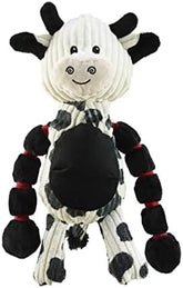 Outward Hound Thunda Tugga Cow Plush & Squeaky Dog Tug Toy