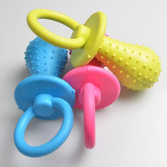 Pacifier Shape Dog Teething Chew Toy