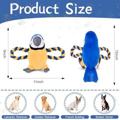 Parrot Perfect for Tug of War & Puppy Teething