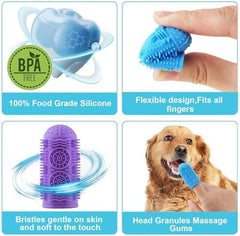 Pet Toothbrush 4 Pack Dog Toothbrush Kit