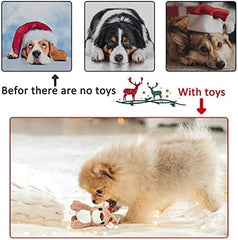 Plush Christmas Dog Toy Pets - Reindeer