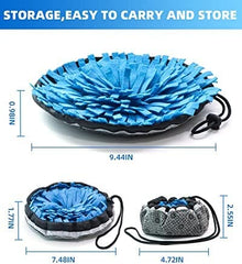 Polar Fleece Snuffle Pad Bed Nosework Feeding Mat for Bunny