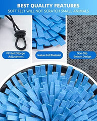 Polar Fleece Snuffle Pad Bed Nosework Feeding Mat for Bunny